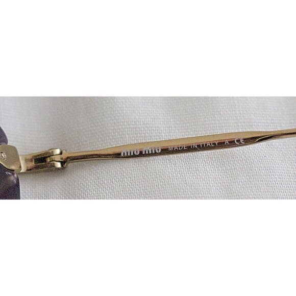 Miu Miu Butterfly Scenique Cat Eye Frame Sunglasses, Violet, Prada Case, New - Picture 7 of 13